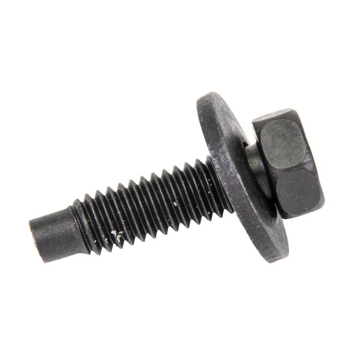 Machine Screw, Pan Head with External Tooth Shakeproof Lockwasher Head, Unslotted Drive, #4-40 UNC x 1/2" Length, Steel Electro Zinc Plated or Cadmium Plated by Spaenaur Inc.