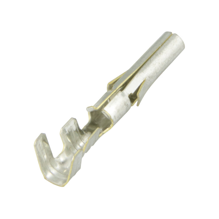 Crimp Type Terminal, Female Awg 14-20 .093"(2.36mm) DIA x .010" Brass Tin Plated by Spaenaur Inc.