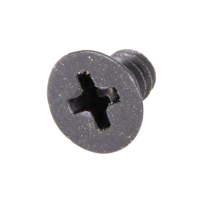 Machine Screw, Countersunk Head, Phillips Drive, #4-40 UNC x 3/16" Length, Steel Oxide Black