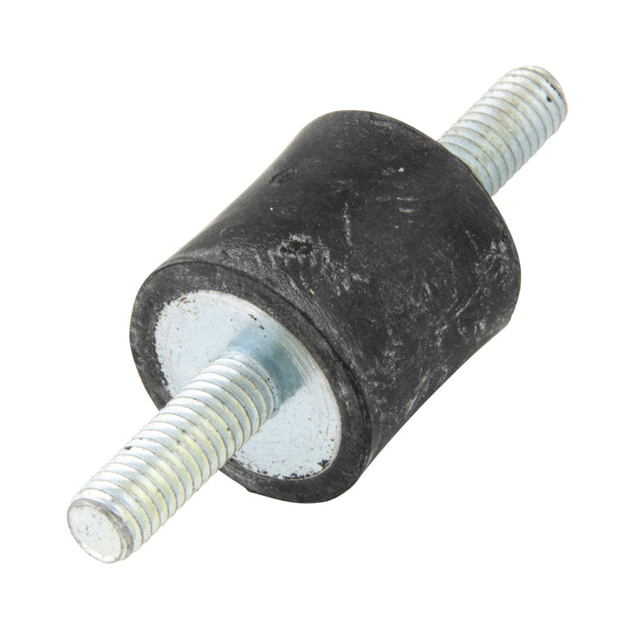 Anti-Vibration Mount, Double-Ended 15mm D x 15mm HT / M4X11mm L Vulcanized Natural Rubber 50-60 Duro by Spaenaur Inc.