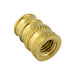Press Insert 240 Series 3/8"-16 UNC Brass by E-Z Lok