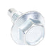 Machine Screw, Indented Hex Washer Head, Unslotted Drive, 5/16"-18 UNC x 3/4" Length, Steel Zinc Plated or Cadmium by Spaenaur Inc.