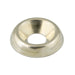 Countersunk Finishing Washer Screw Size 9/32" 25/32" OD Brass Nickel Plated by Spaenaur Inc.