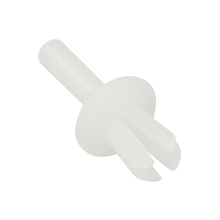 Nylon Drive Rivet Round Head .125" DIA x .190" LGTH x .031"/.140" Grip Nylon 6/6 Natural