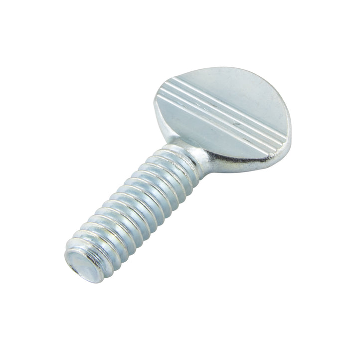 Thumb Screw, Spade Head without Shoulder 5/16"-18 UNC x 1 1/2" LG Low Carb Steel Cold forged Zinc Chromate Plated by Spaenaur Inc.