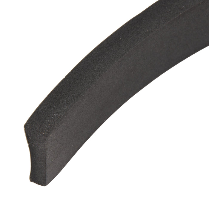 Sticker-Tite Self Sealing Sponge Weatherstrip, Adhesive One Side 1/4" THK x 3/8" Width x 40Ft Polyester Urethane Grey