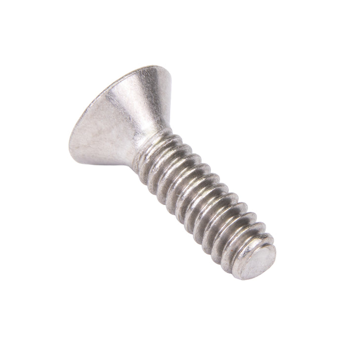 Security Screw, Flat Head Security Hex Socket Drive, #10-32 UNF x 1-1/4" Length, Stainless Steel by Spaenaur Inc.