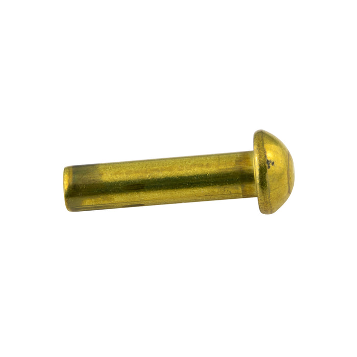 Roundcine Rvt Solid Rivet, Round Head 1/4