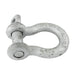 Screw Pin Anchor Shackle 5/8" DIA, C-1035 Steel, Hot DIP Galvanized by Spaenaur Inc.