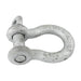Screw Pin Anchor Shackle 1 1/2" DIA, C-1035 Steel Hot DIP Galvanized by Spaenaur Inc.