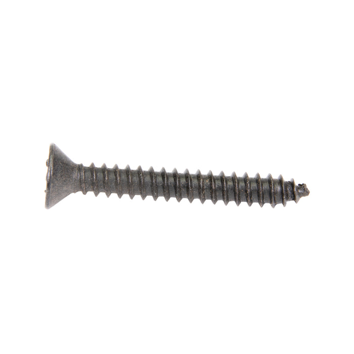 Tapping Screw, Flat Head Security Hex Socket Drive, #8 x 1-1/4" Length, Steel Black Phospate by Spaenaur Inc.