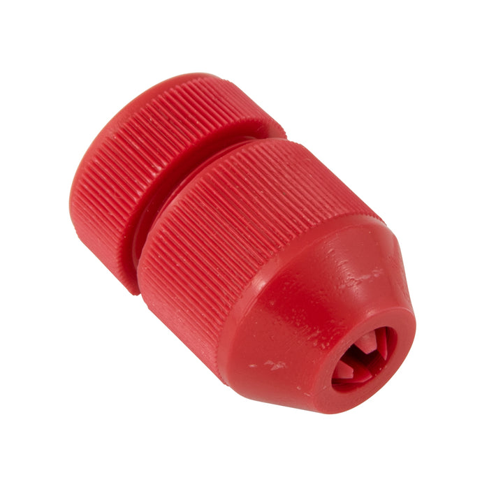 Adjustable Drill STop 1/4"-1/2" Range Nylon Red by Spaenaur Inc.