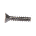 Thread-Cutting Screw Flat Phil HD #5 x 5/8" LONG, Type 25 Hardened Steel Black Zinc Finish by Spaenaur Inc.