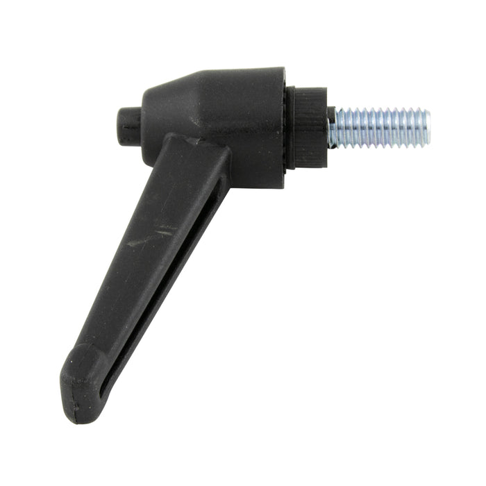 Push Button Clamping Lever, Male 3.03" Length, 5/16"-18 x 3/4" Stud 1.81" Overall Height Thermoplastic Material, Black by Spaenaur Inc.