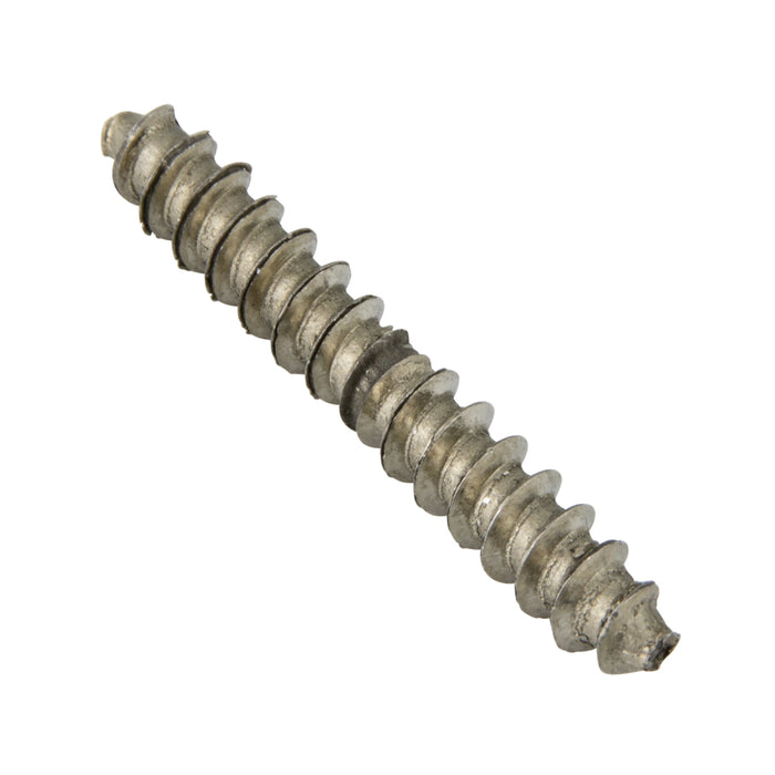 Dowel Screw Plain Centre, 3/16" x 2" Length(1/4" Centre Section), Steel Plain