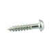Wood Screw, Round Head, Phillips, #8 x 2" Length, Steel Zinc Plated, ASME/ANSI B18.6.1 by Spaenaur Inc.