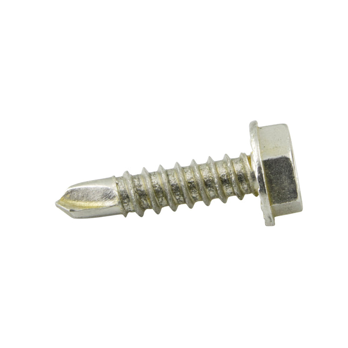 Self-Drilling Screw, Hex Washer Head, #8-18 x 3/4" Length, Aluminum T6-7075 by Spaenaur Inc.