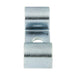 Standard Double Tube Clamp Open Type Medium Duty 3/4" DIA.Capacity, 13/32" Hole Size Steel Bright Zinc Plated by Spaenaur Inc.