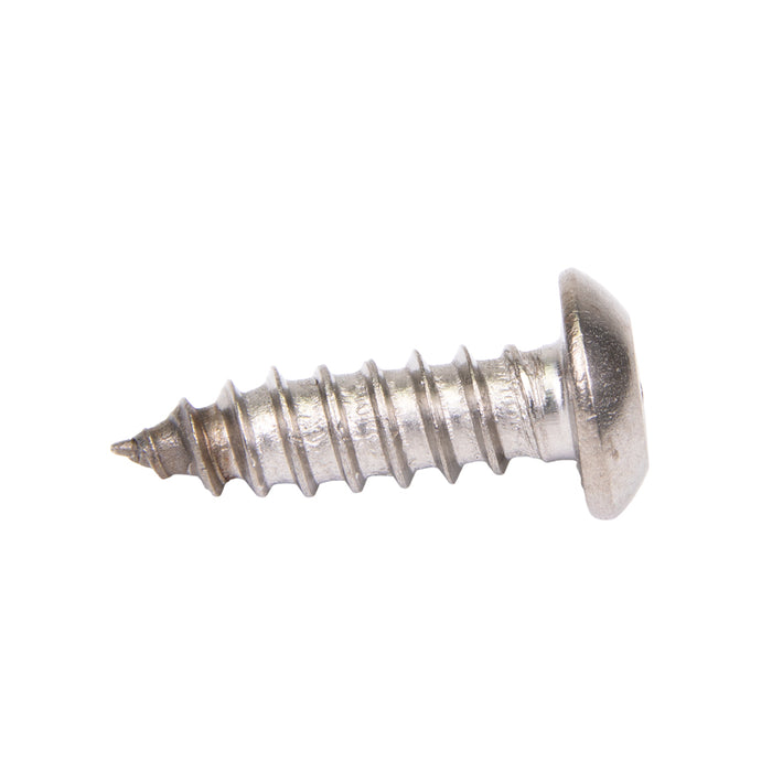 Tapping Screw, Button Head Torx Drive, #8 x 1/2" Length, Stainless Steel by Torx®
