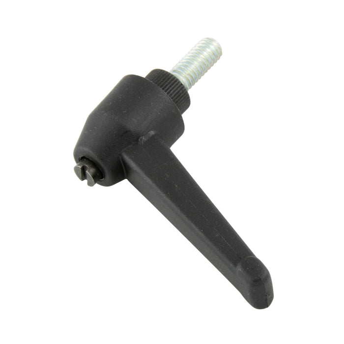 Indexed Clamping Lever, Male 3.03" Length, 1/4"-20 x 0.75" Stud 1.81" Overall Height Thermoplastic Material Black