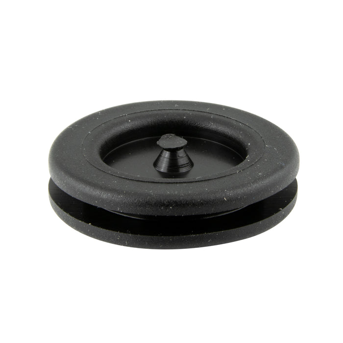 Diaphragm Rubber Grommet, 1" ID x 5/32" Groove Width x 1-7/32" Groove Dia. x 13/32" O/A Thickness, P.V.C. by Spaenaur Inc.