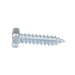 Tapping Screw, Hex Head Slotted Drive, Type AB, #10 x 3/4" Length, Steel Zinc Plated by Spaenaur Inc.