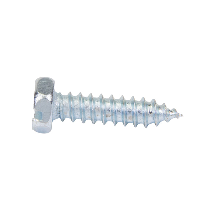 Tapping Screw, Hex Head Slotted Drive, Type AB, #12 x 1-1/2" Length, Steel Zinc Plated by Spaenaur Inc.