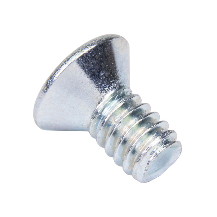 Machine Screw, Flat Head, Square Socket Drive, #10-32 UNF x 3/4" Length, Steel Zinc Plated by Spaenaur Inc.