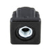 Plug Glide for 16/18 Gauge Square Tube 1" x 5/16"-18 Polyethylene Black by Spaenaur Inc.