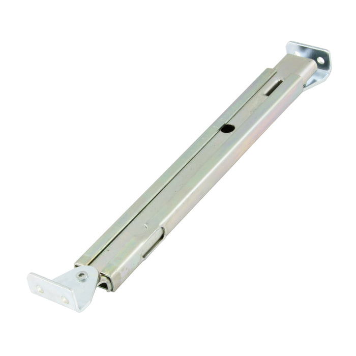 Miniature Support Stay W/ Fixing Brackets 9.4" Open LGTH Steel, Clear Zinc or Yellow Zinc Plated Our Option by Spaenaur Inc.