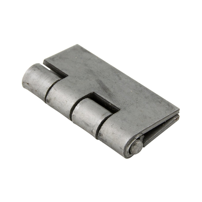 Hinge, Narrow Width, Light Weight, Not Swaged, Rivetd Brass Pin, Blank 3" HT x 1 15/16" Wd x .074" GA Steel Plain, Brass Pin