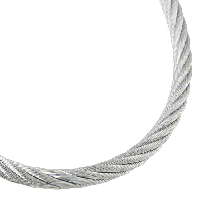 Câble à 7 x 19 brins, diamètre du fil 1/4 po x 250 pi/bobine, acier galvanisé, Spaenaur Inc.