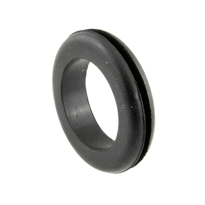 Diaphragm Rubber Grommet, 3/8" ID x 1/16" Groove Width x 1/2" Groove Dia. x 1/4" O/A Thickness, SBR