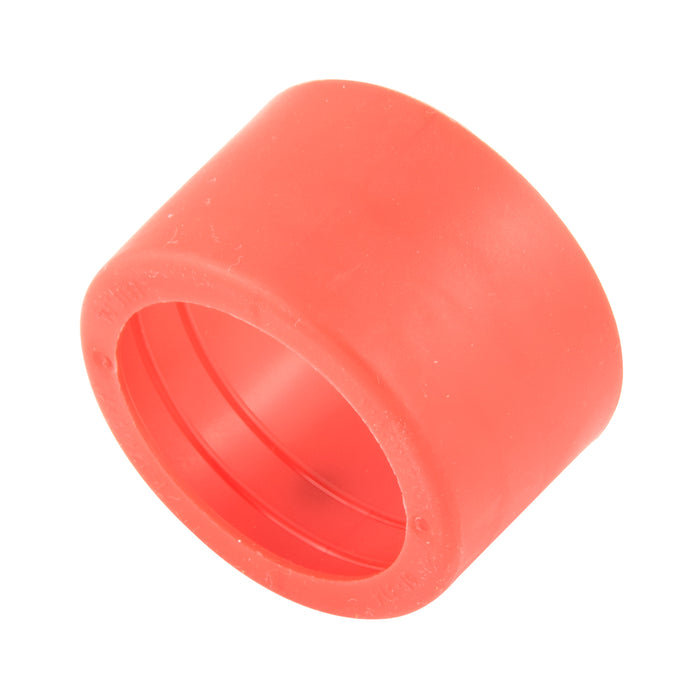 Pipe Thread Protector Open End 1 1/4" N.P.T. Low Density Polyethylene Colour Red by Spaenaur Inc.