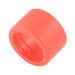 Pipe Thread Protector Open End 1 1/4" N.P.T. Low Density Polyethylene Colour Red by Spaenaur Inc.