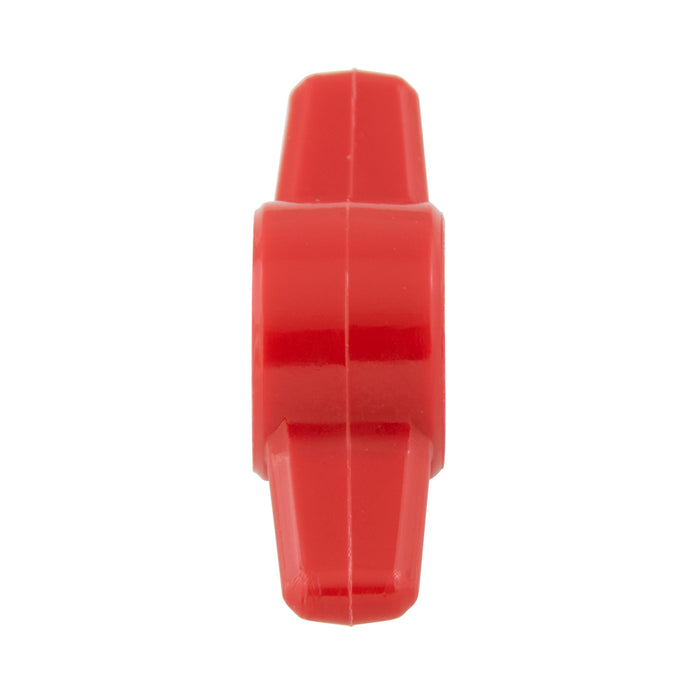 Shear-Loc Tee Knob #10 Dupont Delrin 500 Red by Spaenaur Inc.