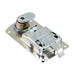 Paddle Handle Recessed Lock with Hook Type Slide Bolt Steel Nickel Plated by Spaenaur Inc.