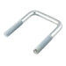 Square Bend U-Bolt 3/8" - 16 UNC x 3 3/4" (6" x 7") Steel Zinc Plated by Spaenaur Inc.