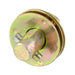 1/4-Turn Fastener Stud Assembly Slotted Hex Head for 0.185-0.214" total Thickness Steel Zinc Pl W/ Gold Irridite by Spaenaur Inc.