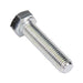 Vis à tête hexagonale, DIN 933 M8 x 1,25 x 22 mm LG, filetage complet, classe 8.8, acier zingué, DIN 933/8.8-ZP M8X22, fabriquée par Spaenaur Inc.
