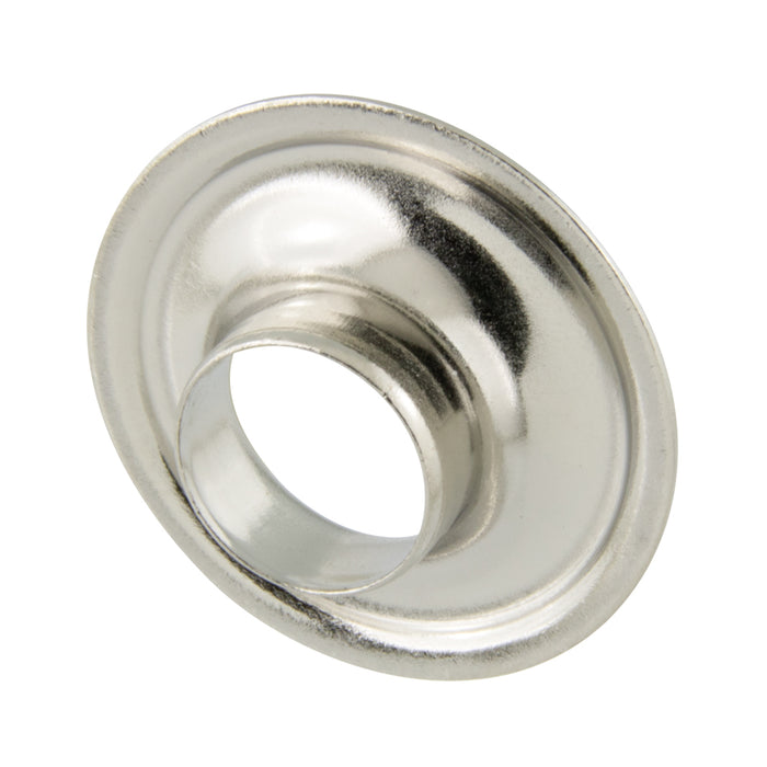 Sheet Brass Grommet 5/16" Hole Dia., Size #1 Brass, Nickel Plated (Component Of SN# 7346N)