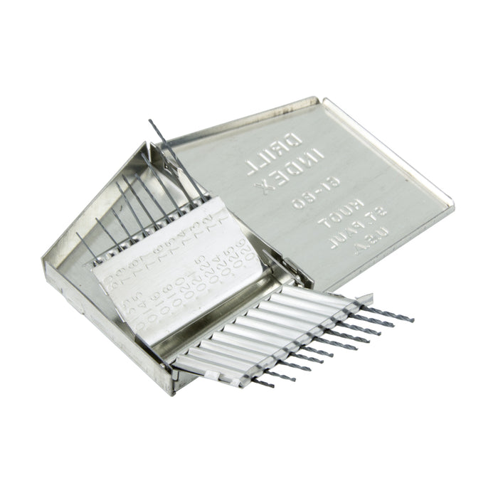 Jeu de forets Jobbers avec index, tailles fractionnaires - 1/16" à 1/2" 29 forets en acier rapide par Spaenaur Inc.