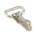 Attache à ressort, œillet bouclé 3/4 po, 1 3/4 po Oal, ouverture de 0,177 po, tôle d'acier nickelée par Spaenaur Inc.