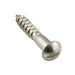 Wood Screw, Flat Head, Slotted, #8 x 1-1/4" Length, Stainless Steel, ASME/ANSI B18.6.1 by Spaenaur Inc.