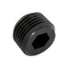 Threaded Pipe Plug - Hex Socket 1/2"-14 NPT High Density Polyethylene Colour Black by Spaenaur Inc.