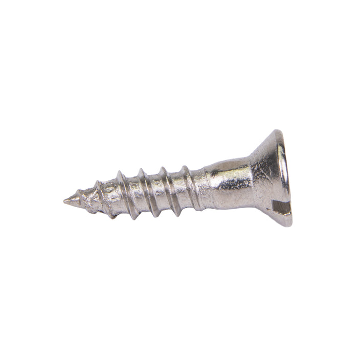 Wood Screw, Flat Head, Slotted, #8 x 1-1/2" Length, Stainless Steel, ASME/ANSI B18.6.1 by Spaenaur Inc.