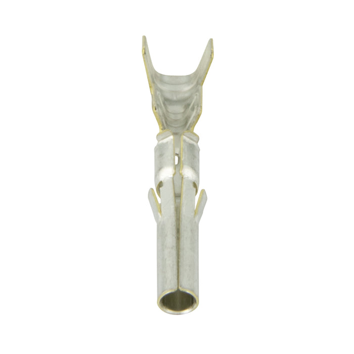 Crimp Type Terminal, Female Awg 14-20 .093"(2.36mm) DIA x .010" Brass Tin Plated by Spaenaur Inc.