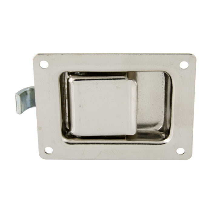 Paddle Handle Recessed Latch, Non-Locking Steel Nickel Plated by Spaenaur Inc.