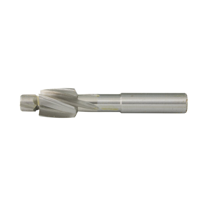 Flat Countersinker with Fixed Guide DIN 373, Cylindrical Shank, for M12 (20mm Csk DIA) 13mm Pilot High Speed Steel by Spaenaur Inc.