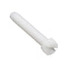 Machine Screw, Hex Head, Slotted Drive, #10-24 UNC x 1/4" Length, Nylon Natural by Spaenaur Inc.